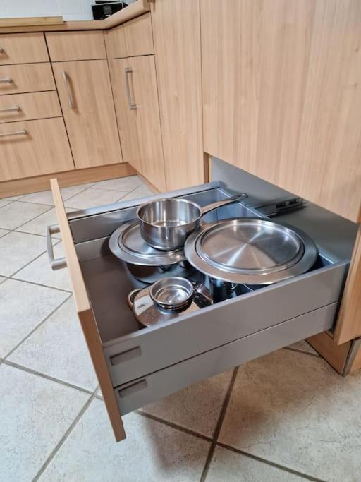 Grosszuegige Ferienwohnung 4+1 P. Büttelborn Exteriör bild